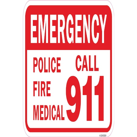 Signmission Safety Sign, 12 in Height, Aluminum, 18 in Length, 25218 A-1218-25218